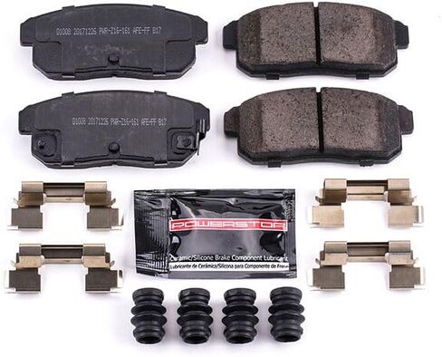 PowerStop Rear Brake Pads For Mazda RX-8 2004-11 - Z23 Carbon-Fiber Ceramic Brake Pads With Installation Hardware, Z23-1008 in Saudi Arabia