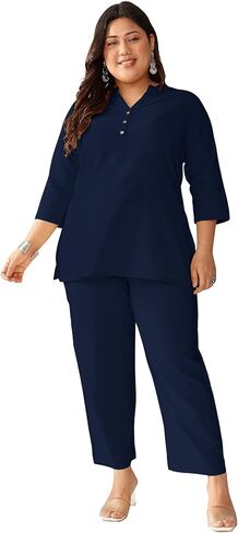 Janasya Women's Cotton Yellow Solid Casual Wear Top for Women in Kuwait