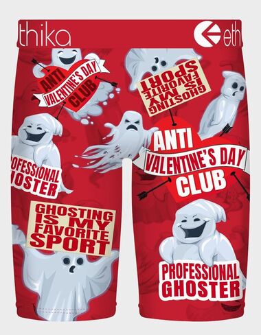 Ethika Men’s Boxer Brief, Knee Length, 4-Way Stretch Performance Underwear with Graphic Prints - Ghosted in Saudi Arabia