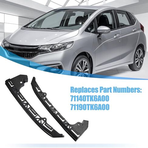 X AUTOHAUX 1 Pair Front Bumper Mount Support Bracket for Honda Fit 2009-2013 71140TK6A00 71190TK6A00 Left and Right Side in Saudi Arabia