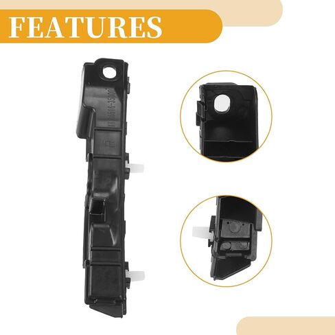 دعامة ممتص الصدمات رقم 865143S000 - دعامة مصد جانبية للراكب الأيمن - لسيارة Hyundai Sonata 2011-2015 ABS بلاستيك أسود - قطعة واحدة in Kuwait