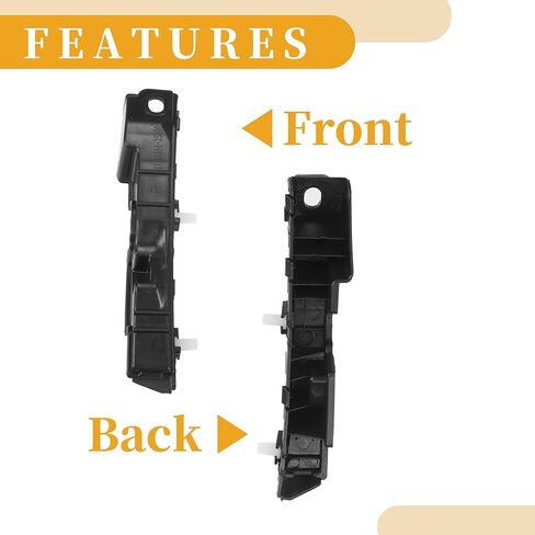 دعامة ممتص الصدمات رقم 865143S000 - دعامة مصد جانبية للراكب الأيمن - لسيارة Hyundai Sonata 2011-2015 ABS بلاستيك أسود - قطعة واحدة in Kuwait