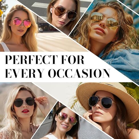 Tangle Free Aviator Sunglasses Polarized Sun Glasses for Women Men with UV Protection 2026 Fashion Shades in Saudi Arabia