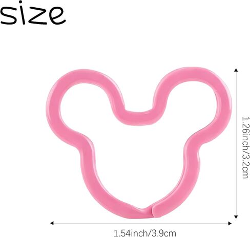 15Pcs Colorful Creative Key Rings, Metal Flat Keychain for DIY Home Office Car Organization Charms in Kuwait