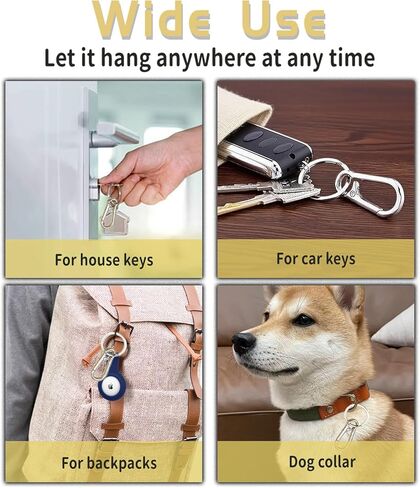 Key Chain Rings Clip,Key Rings for Car Keys,Key Chains Women Cute,Keychains for Women Clip,Carabiner for Keys(Gold+Silver) in Kuwait