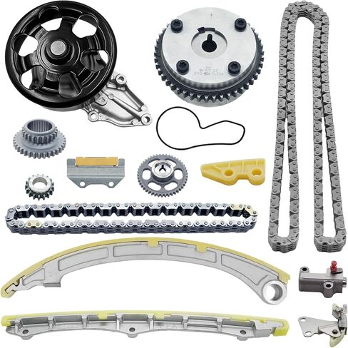 2.4L Engine Timing Chain Kit for Honda Accord 03 2003-2007 CRV 2002-2008 2009 Element 2003-2011, for Acura TSX 2004-2008 2.4 L4 Code K24A8 K24A1 K24A4 Timing Chain Water Pump VVT Sprocket in Kuwait