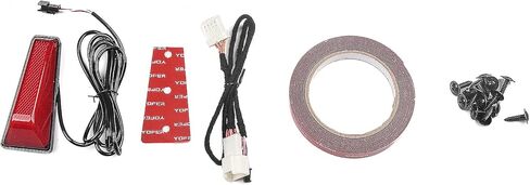 Car Rear Bumper Diffuser Lip Kit with LED Light Black for Nissan Altima 2019-2022 in Kuwait