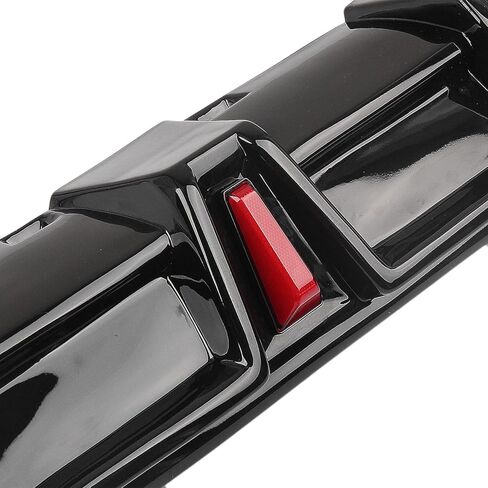 Car Rear Bumper Diffuser Lip Kit with LED Light Black for Nissan Altima 2019-2022 in Kuwait