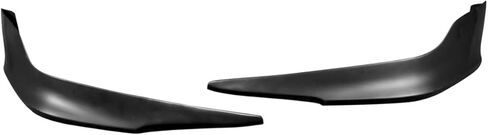 Front Bumper Lip Compatible with 2011-2012 Honda Accord Sedan 4-Door, Unpainted Black OE Factory Style Polypropylene Front Lower Chin Spoiler Protector, 2 PC in Kuwait