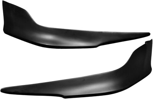 Front Bumper Lip Compatible with 2011-2012 Honda Accord Sedan 4-Door, Unpainted Black OE Factory Style Polypropylene Front Lower Chin Spoiler Protector, 2 PC in Kuwait
