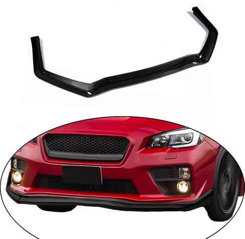 3 قطع من فاصل سبويلر الشفة الأمامي متوافق مع طراز 2015-2020 Subaru Impreza WRX STI Sedan CS Style (مظهر ألياف الكربون) in Kuwait