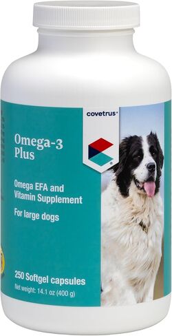 Omega-3 and Vitamin Supplement Softgel Capsules Medium Dog, 31-60 lbs 60 ct in Saudi Arabia