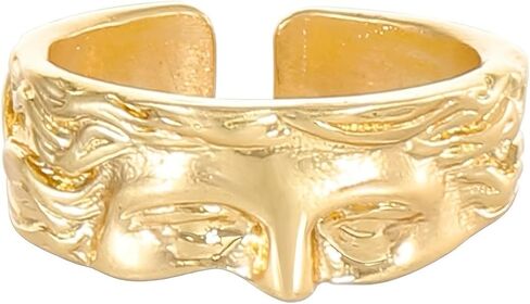 Vintage Venus Half Face Ring,Adjustable Vintage Rings Jewelry For Women Men in Saudi Arabia
