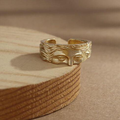 Vintage Venus Half Face Ring,Adjustable Vintage Rings Jewelry For Women Men in Saudi Arabia