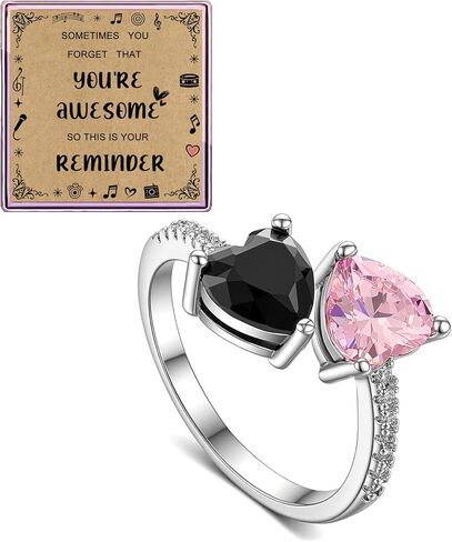 Black and Pink Inspired Rings Set Merch Inspirational Gift for Women, Black and Pink Merch Outfits for Concert Accessories Fashion Korean Jewelry Beaded Friendship Merchandise Gifts for Fans Birthday Christmas Valentine's Day in Kuwait