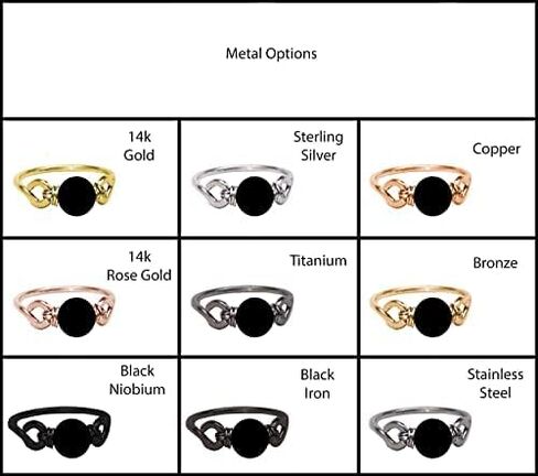 خاتم خرز كوبرولايت فوسيل ديناصور بوب 6 مم من الفولاذ المقاوم للصدأ - فضي - برونز - نحاس - حديد أسود - تيتانيوم - نيوبيوم - 14 قيراط ذهب - 14 قيراط ذهب وردي مقاسات 4-16 in Kuwait