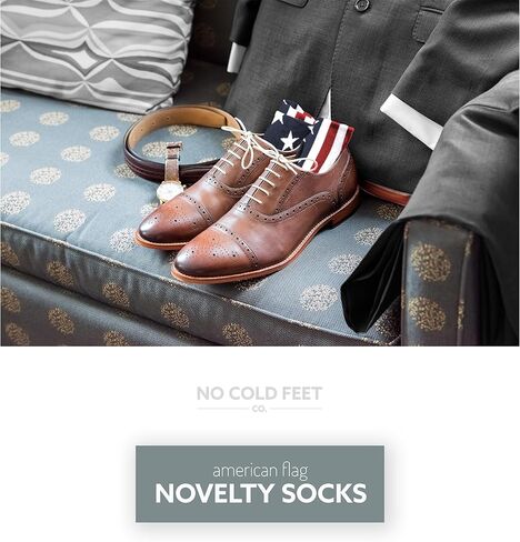 جوارب رجالية مبتكرة من No Cold Feet - جوارب كلاسيكية ناعمة على شكل طاقم، راحة طوال اليوم للعمل أو العمل أو حفلات الزفاف in Kuwait