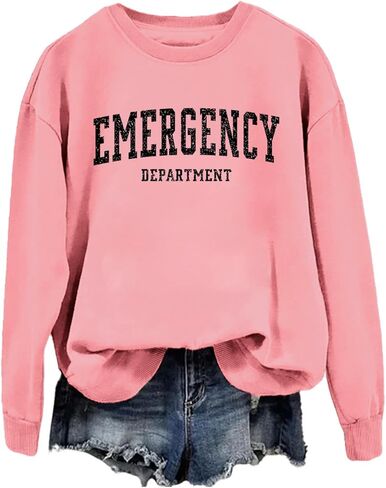 Emergency Department Sweatshirt Emergency Department Shirt ER Nurse Sweatshirt in Saudi Arabia