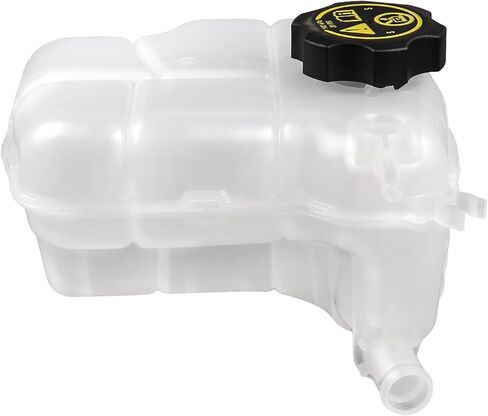 Engine Coolant Reservoir Tank Recovery Bottle with Cap Compatible with Wrangler 2018 2019 2020 2021 2022 2023 2024 2.0L L4 Replace for 68364312AA 68364312AB 68364312AC in Kuwait