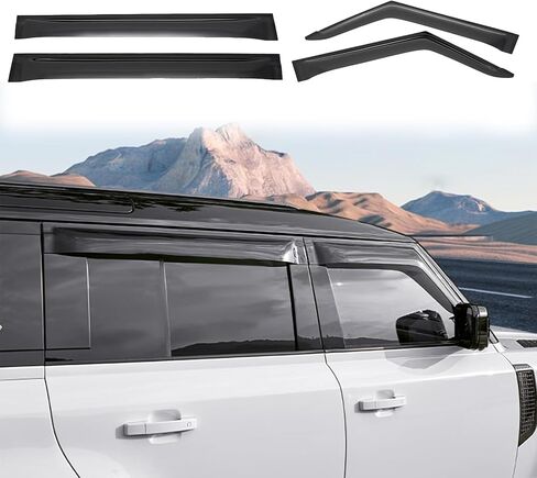 CTH for Land Rover Defender 90 2020-2025 Exterior Car Accessories Side Window Wind Deflectors Sun Rain Guard Vent Shade Window Visors 2pcs in Kuwait