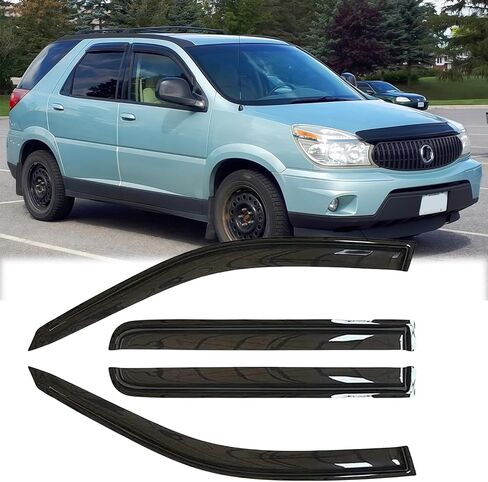 Rainproof Side Window Wind Deflectors for 2024-2025 Toyota Tacoma Double Cab with 4 Full Size Doors Pickup, Tape-on Sun Rain Guard Sets,Nice Looking Vent Deflector for 24-25 Tacoma 94270 in Kuwait