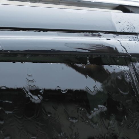 عاكسات الرياح للنافذة الجانبية المقاومة للمطر لـ 2024-2025 Toyota Tacoma Double Cab مع 4 أبواب كاملة الحجم، مجموعات حماية من المطر بشريط، عاكس تهوية جميل المظهر لـ 24-25 Tacoma 94270 in Kuwait