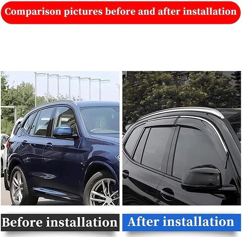 AGAATI for Toyota C-HR CHR 2018 2019 2020 2021 2022 أقنعة نافذة جانبية منحرفة للرياح، 4 قطع من واقيات المطر للزجاج الأمامي الخلفي وغطاء تهوية مقاوم للماء وحواف متينة من ملحقات السيارة in Kuwait