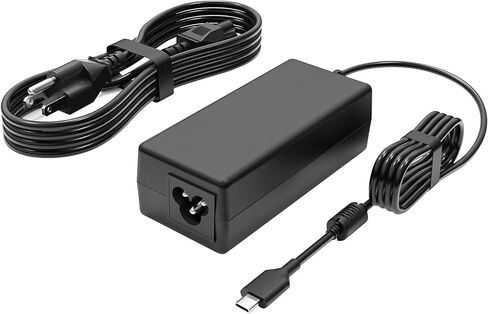 New Slim HP 65W 45W USB C Charger，Fit Hp Spectre X360 EliteBook Chromebook ProBook Envy Fast Charging Type C Travel Laptop Power Adapter in Saudi Arabia