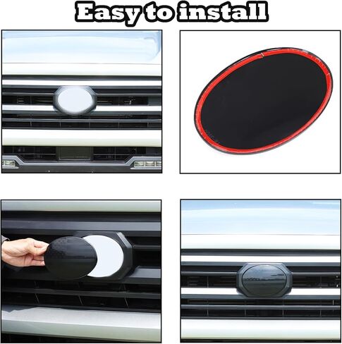 Front Grille Emblem Cover Compatible with Toyota Tacoma 2024 2025 2026, Front Bumper Grille US Flag Emblem Cover Trim in Saudi Arabia