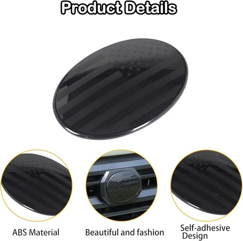 Front Grille Emblem Cover Compatible with Toyota Tacoma 2024 2025 2026, Front Bumper Grille US Flag Emblem Cover Trim in Saudi Arabia