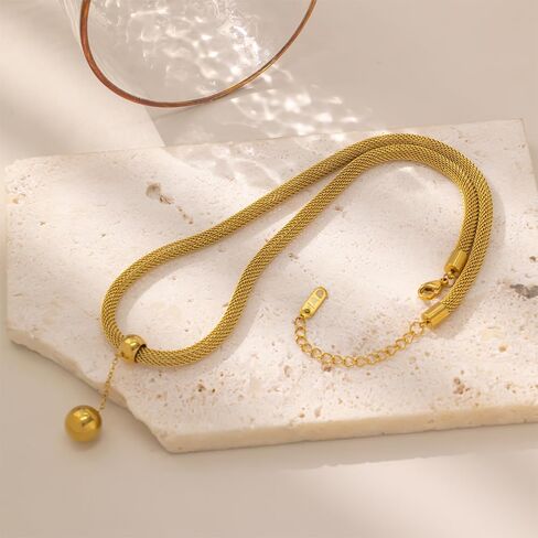 18K Gold Plated Jewelry Set For Woman, Beads And Tassels Design Necklace, Bracelet, Earrings Set And A Jewelry Box - Gift For Her in Saudi Arabia