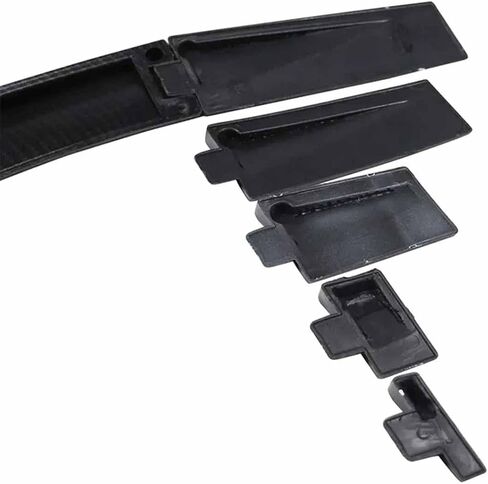Window Deflector Glossy Black Compatible with 2003-2022 B-M-W 320i 318i 328d 340i 325xi 330i 330Ci Sedan Rear Roof Window Spoiler Wing Adjustale in Saudi Arabia