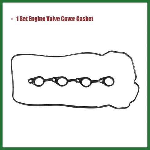 Motoforti 1 Set Engine Valve Cover Gasket 22441-2B002 for HYUNDAI I20 2008-2015 Black Long-lasting in Saudi Arabia
