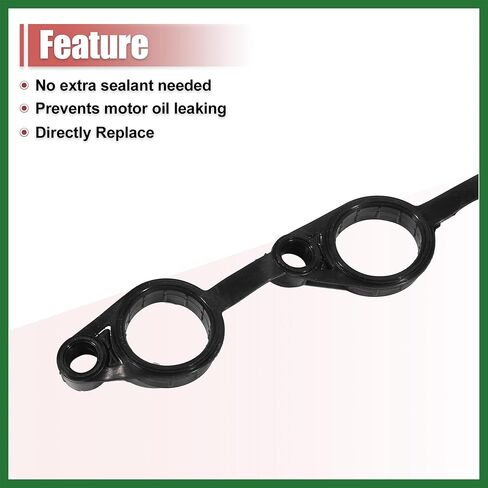 Motoforti 1 Set Engine Valve Cover Gasket 22441-2B002 for HYUNDAI I20 2008-2015 Black Long-lasting in Saudi Arabia