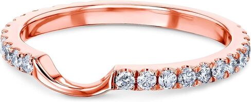Kobelli 1/3ct.tw Diamond Notched Wedding Band 14k Gold in Saudi Arabia