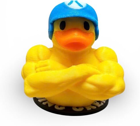 مكبر الصوت فليكس عيد الميلاد زخرفة ثلاثية الأبعاد مطبوعة بطة العضلات للوحة القيادة الجيب - هدية عيد الميلاد للأصدقاء والعائلة - زخرفة سيارة مضحكة - ديكور مكتب مضحك in Kuwait