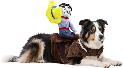 Dog Halloween Costumes Pet Deadly Doll Costume Funny Chucky Cosplay for Small Medium and Large Dogs (M) in Saudi Arabia