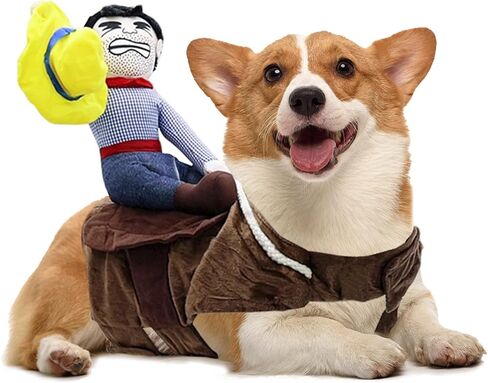 Dog Halloween Costumes Pet Deadly Doll Costume Funny Chucky Cosplay for Small Medium and Large Dogs (M) in Saudi Arabia