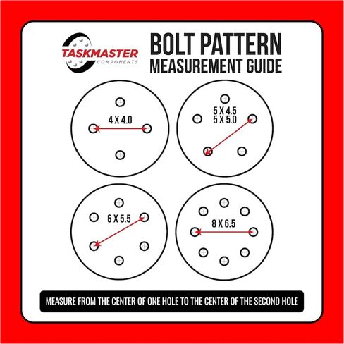 TASKMASTER Revolver Steel Trailer Wheel 16x6 8 Lug on 6.5 Gloss Black Mod 4.9" Center Bore 4400 lb Load Capacity Utility & Cargo Trailer Rim with Valve Stem in Kuwait