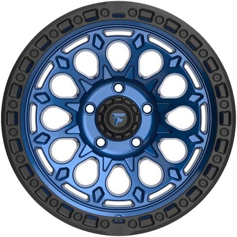 فيتيبالدي للطرق الوعرة FT101BLB أزرق ساتان مع حلقة سوداء، 17X9 5X5.00-12 ET، FT101-17905127N12BLB in Kuwait