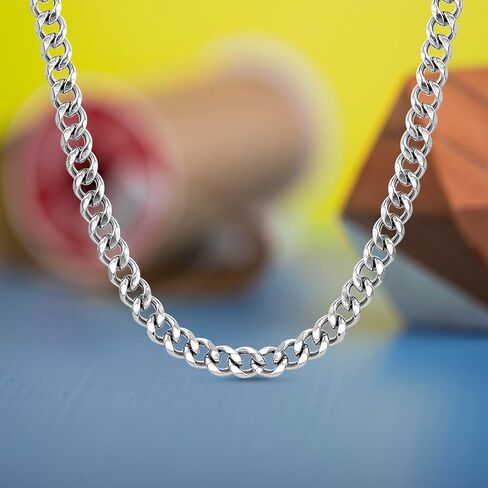 Nautica 9 mm Cuban Chain Necklace for Men Stainless Steel 23 Inches in Saudi Arabia