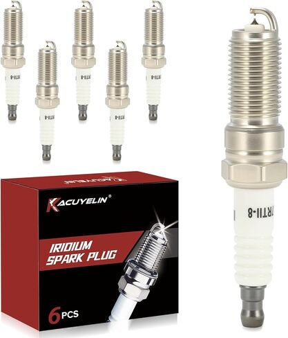 Double Iridium Spark Plugs Set of 6 Compatible with 2011-2020 Ford F150 3.5 V6 Expedition Explorer Flex Taurus Transit-150 250 & Lincoln MKS MKT Navigator 11 12 13 14 15 16 17 18 19 20#94374 LTR6IX in Kuwait