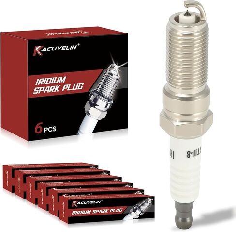 Double Iridium Spark Plugs Set of 6 Compatible with 2011-2020 Ford F150 3.5 V6 Expedition Explorer Flex Taurus Transit-150 250 & Lincoln MKS MKT Navigator 11 12 13 14 15 16 17 18 19 20#94374 LTR6IX in Kuwait