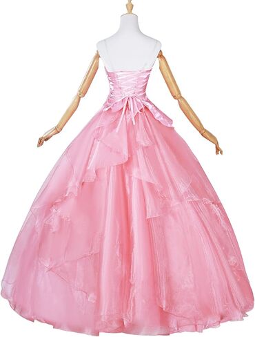 Yejue Elegant Princess Two-Piece Ball Gown Back-Tied Wrap Maxi Dress Halloween Cosplay Events Stage Party Costume in Kuwait