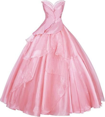 Yejue Elegant Princess Two-Piece Ball Gown Back-Tied Wrap Maxi Dress Halloween Cosplay Events Stage Party Costume in Kuwait