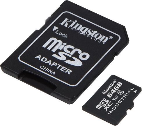 Kingston Digital 16GB Micro SDHC UHS-I Class 10 Industrial Temp Card with SD Adapter (SDCIT/16GB) in Kuwait