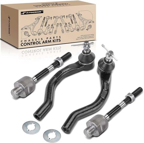 A-Premium Set of 4, Front Inner & Outer Tie Rod End Kit Compatible with Honda Civic 2012-2015 & Acura ILX 2013-2022 in Saudi Arabia