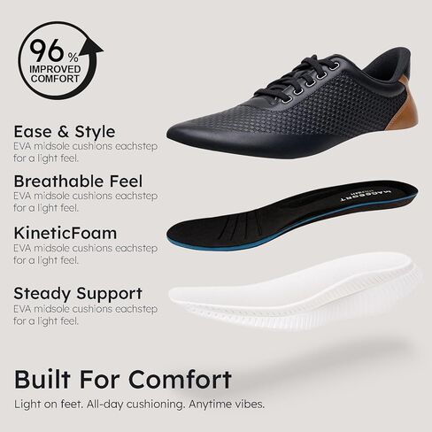 Marcport Men’s Business Casual Sneakers (2026 New) – Lightweight Dress Shoes for Office & Daily Walking in Saudi Arabia