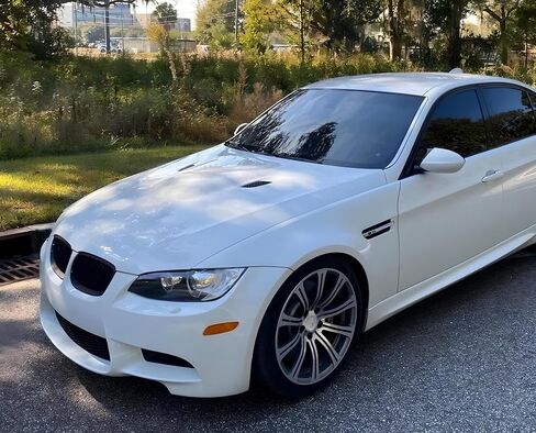 iJDMTOY White/Clear Lens Amber LED Sequential Blink Fender Vent Grille Side Marker Turn Signal Light Kit Compatible with BMW E90 E92 E93 M3 in Saudi Arabia