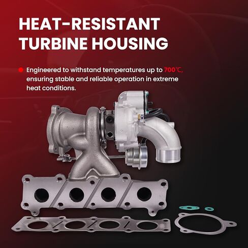 شاحن توربيني MOCA يناسب جاكوار 2013-2015 XF 2.0L، 2017-2018 XE 2.0L، لسيارة Land Rover 2013-2015 LR2 2.0L، 2012-2013 لسيارة Range Rover Evoque 2.0L، الغاز فقط in Saudi Arabia